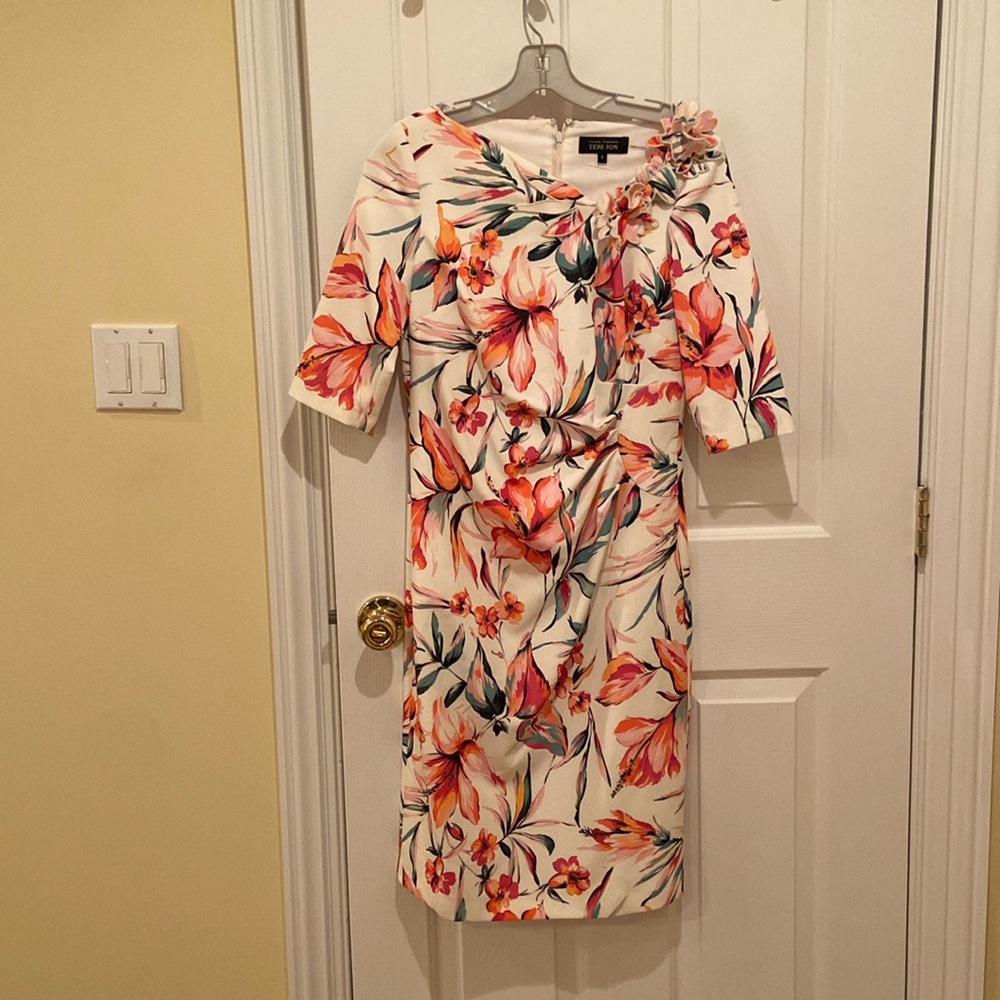 Teri Jon floral dress